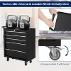 Rolling Tool Chest, Tool Storage Cabinet, Toolbox with Wheels, Portable Tool Cabinet Organizer with Locking System & Drawer Liners - 3 of 4