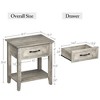 Whizmax Nightstand, End Table with Drawer, Side Table for Spaces, 2 Tiers Storage Shelves with Dresser, Bedside Table for Living Room, Bedroom - 2 of 4