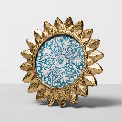 4" x 4" Cast Sunburst Frame Gold - Opalhouse™, 3 of 6