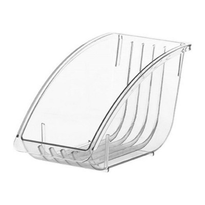 LunaLulinlk Paper Plate Holder Plastic Dinner Plate Holder Dish Drainer Paper Plate Dispenser Plate Organizer, Countertop
