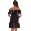 Riviera Sun Womens Tie Dye Off-Shoulder Rayon Crepe Printed Sundress for Women - 3 of 3