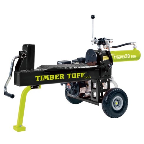 Timber Tuff Heavy Duty 7 Hp Portable 20 Ton Gas Powered Log Splitter  Machine Tool With 10 Inch Wheels For Large Outdoor Tasks : Target