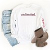 Unlimited Pink Wand - Women's Graphic Sweatshirt - 3 of 4
