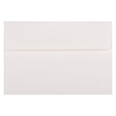 JAM Paper A8 Strathmore Invitation Envelopes 5.5 x 8.125 Bright White Wove STTW761H