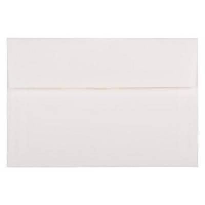 JAM Paper A8 Strathmore Invitation Envelopes 5.5 x 8.125 Bright White Wove STTW761H