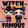 Girls' - LOL Surprise! - Halloween Witch & Famous Fitted Short Sleeve Graphic T-Shirt - 2 of 4