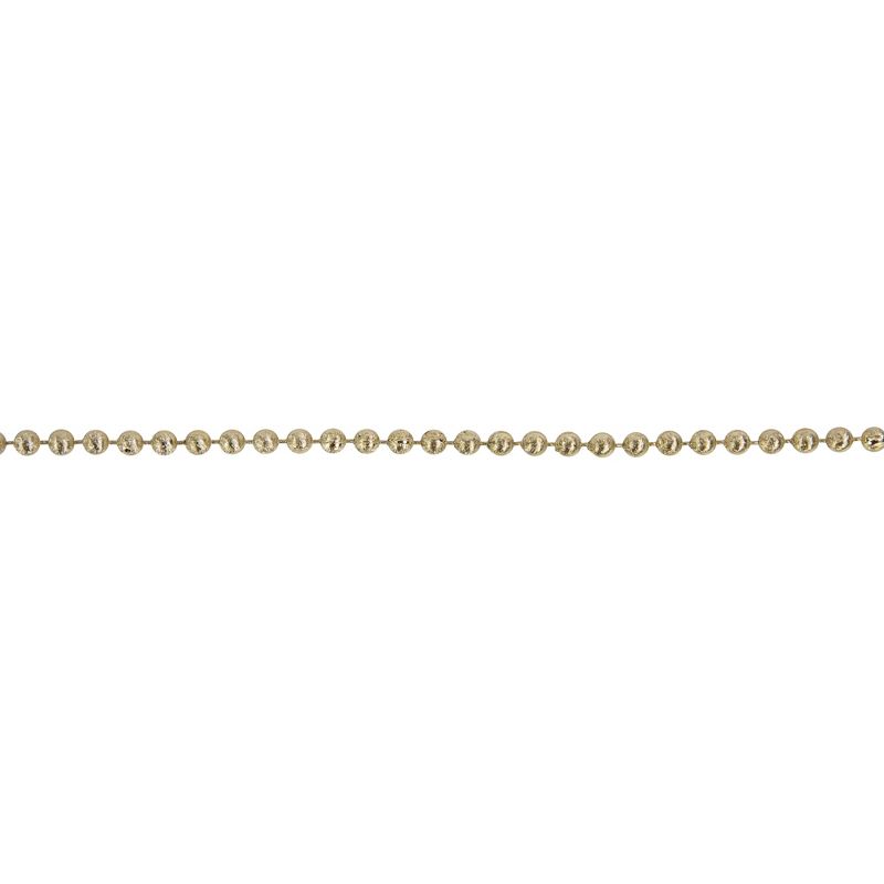 Northlight 15' Gold Lame Beaded Artificial Christmas Garland - Unlit, 5 of 6