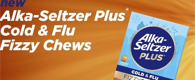 Orange Flavor Cold & Flu Fizzy Chewable Tablets