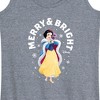 Women's - Disney - Merry And Bright Snow White Graphic Racerback Tank - 2 of 4