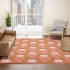 Schatzi Brown Norr Flower Orange Rug - Deny Designs - 4 of 4