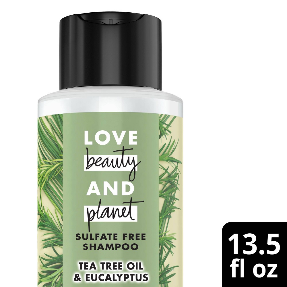 UPC 055086000093 product image for Love Beauty and Planet Tea Tree Oil & Eucalyptus Sulfate Free Shampoo - 13.5 fl  | upcitemdb.com