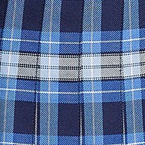 clear blue plaid