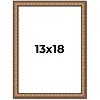 PosterPalooza | Slim Profile Gold Picture Frame - UV Acrylic, Foam Board Backing, Hanging Hardware - 2 of 4