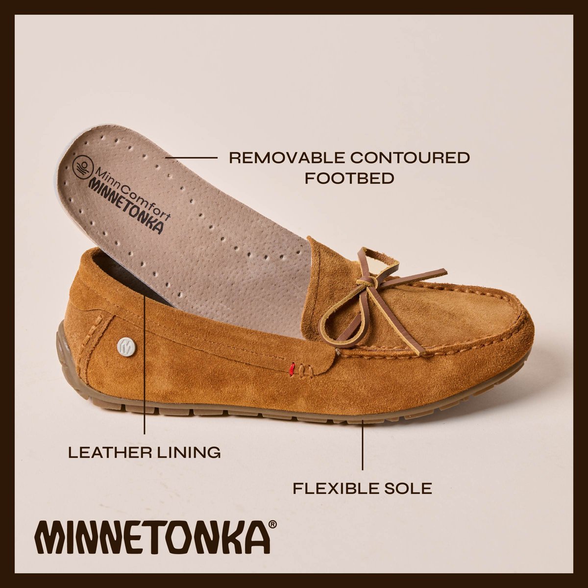 Женские туфли Minnetonka Women's Suede Loafer Moc 6000407 Sage - 10 — фото 4