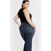 Women's Plus Size Harley Ivy Straight Jean - dark denim | CITY CHIC - 3 of 4