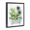 Stupell Industries Mixed Plant Leaves Antique Bathroom Tub, 25" x 31" - 3 of 4