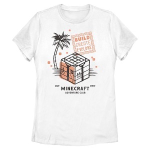 Womens Minecraft Adventure Club Est. 2009 T Shirt - 1 of 4