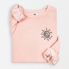 Simply Sage Market Embroidered Summer Sun Lightweight Garment Dyed Sweatshirt - 2 of 4