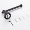 SEVOBAL Bathroom Towel Holders Robust Adjustable Rust-Resistant Sleek Hardware Set for Bathroom and Home, Black, 18.9"*8.3"*2.6" - 2 of 4