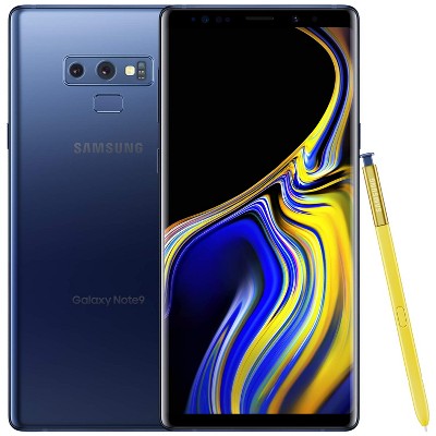 Samsung Galaxy Note 9 128GB ROM 6GB RAM N960 6.4" GSM Unlocked Smartphone - Manufacturer Refurbished - Ocean Blue