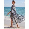 VENUS Womens Bell Sleeve Long Cover-Up - 2 of 4