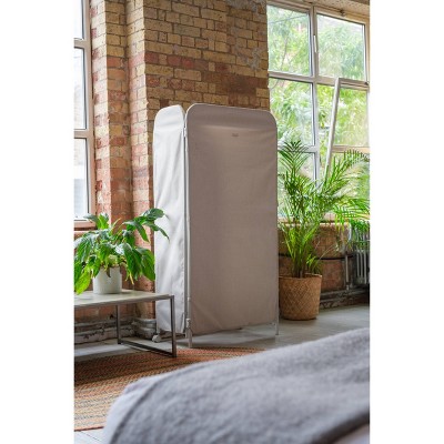 Eclipse 3-Tier Ecru Steel Indoor Drying Rack with Fabric Cover