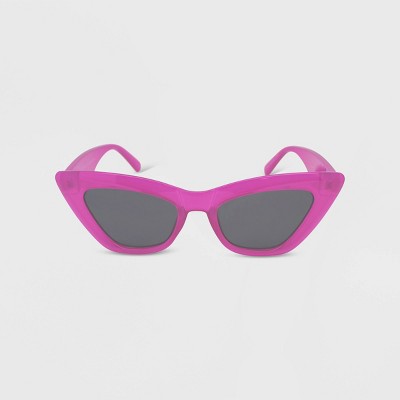 Women's Angular Cateye Sunglasses - Wild Fable™ Black
