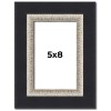 PosterPalooza | Photo Size Embellished Black Picture Frame - UV Acrylic, Foam Board Backing, Hanging Hardware - 2 of 4