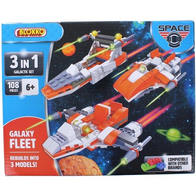 Anker Play Blokko 3 in 1 Galaxy Fleet 108 Piece Building Kit