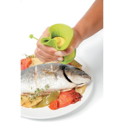 Lekue Green Platinum Silicone Citrus Lemon Press Set
