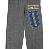 Blockbuster Make Every Night Feel Like Saturday Night Men's Charcoal Gray Sleep Pants - 2 of 4