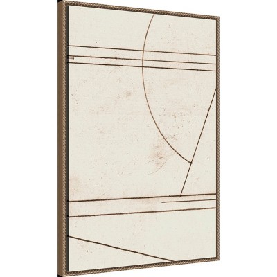 Minmod No1 Abstract Canvas Print with Bronze Frame, 23" x 33"