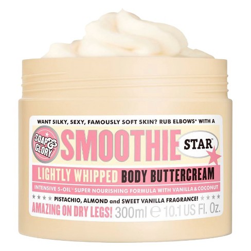 Image result for Soap & Glory Smoothie Star Body Butter Pistachio, Almond and Sweet Vanilla Fragrance