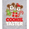 Men's - Disney - Official Cookie Taster Mickey And Minnie Graphic Fleece Sweatshirt - 2 of 4