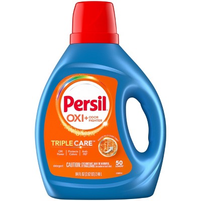 Persil Advanced Oxi + Odor Fighting HE Liquid Laundry Detergent 50 Loads - 84 fl oz