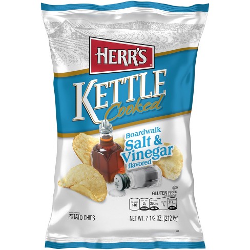 Sea Salt And Vinegar Kettle Cooked Potato Chips - 8oz - Good & Gather™ :  Target