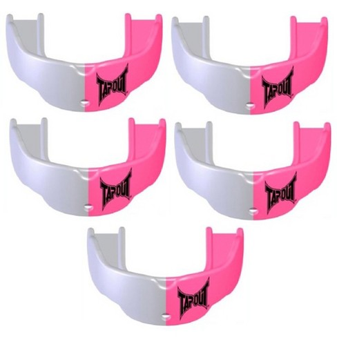 Tapout Youth Protective Sports Mouthguard With Strap 5-pack - Pink ...