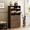 KTMBDW Shoe Storage Cabinet with Flip Drawers, Shoe Organizer Storage for Entryway, Freestanding Hidden Slim Narrow Shoe Rack Cabinet - 4 of 4