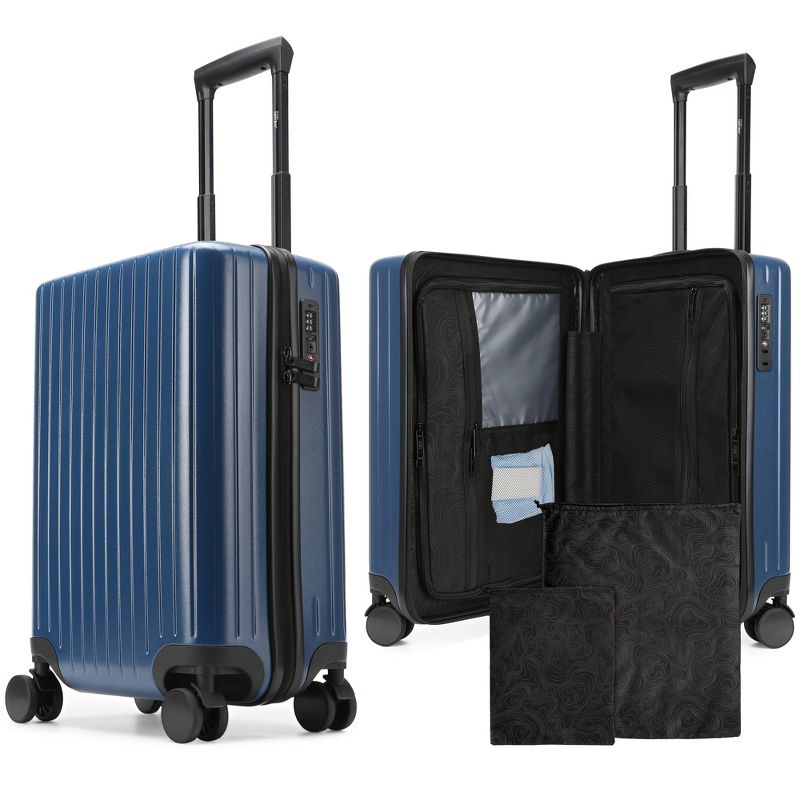 Miami CarryOn Ocean Hardside Spinner Carry On Suitcase, 2 of 14