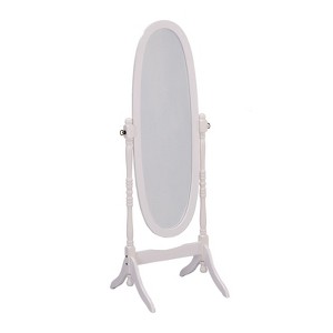SEVOBAL Bathroom Vanity Mirrors Full Length Wooden Floor Mirror Adjustable Tilt Accent Full Length Tall Vertical View, White, 23"*20"*59.5" - 1 of 4