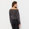 Women's Long Sleeve Off the Shoulder Top - Wild Fable™ - 2 of 4