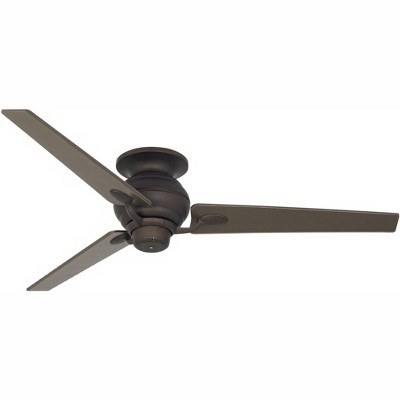 60" Casa Vieja Modern Hugger Indoor Ceiling Fan Oil Rubbed Bronze for Living Room Kitchen Bedroom Family Dining