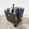 Spectrum Diversified Macklin Medium Basket Dark Silver: Portable Metal Utility Storage, 10.4" H x 17.5" D, Multicolored - 3 of 4