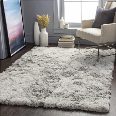 Hauteloom Kilgetty Gray Cloudy Shag Rug