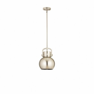 Newton Sphere - 1 Light Pendant In Industrial Style-11.25 Inches Tall and 8 Inches Wide