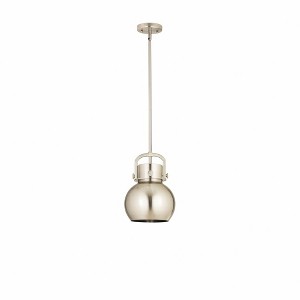Newton Sphere - 1 Light Pendant In Industrial Style-11.25 Inches Tall and 8 Inches Wide - 1 of 1