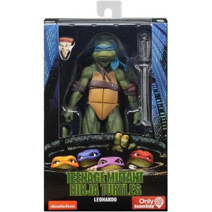 NECA Teenage Mutant Ninja Turtles 90's Movie Leonardo 6.5-inch Action Figure by NECA Reel Toys 2019 GameStop Exclusive - 1 of 2