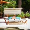 Marrakech Larch Wood Sunbed - Off White - Christopher Knight Home - image 4 of 4