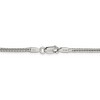 Black Bow Jewelry 2.5mm Sterling Silver Diamond Cut Solid Round Franco Chain Necklace - 4 of 4