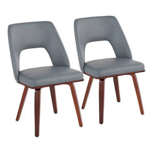 Target faux cheap leather dining chairs